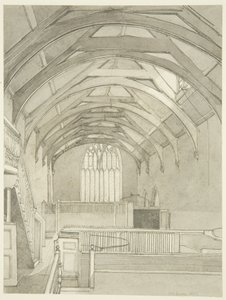Interiør i Guildhall av James Johnson