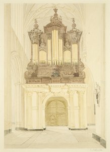 Orgel og orgelloft av St Mary Redcliffe av James Johnson