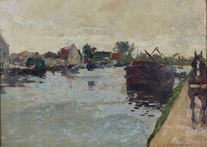 The Tow Path (olje på lerret)