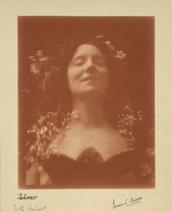 "Ønsket": portrett av Yvette Guilbert, 1896 av James L. Breese