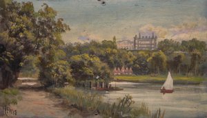 Richmond Hill and the Star and Garter fra Middlesex bank