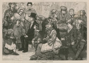 Madame Tussaud & Sons: Ferietid på en voksutstilling (gravering)
