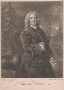 Admiral Edward Vernon av James McArdell