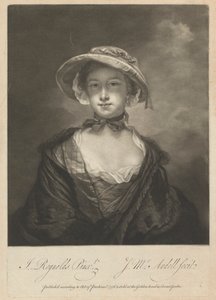 Catherine Chambers (née Moore) av James McArdell