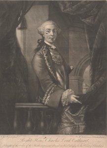 Generalløytnant Charles Schaw Cathart, 9. jarl Cathcart av James McArdell