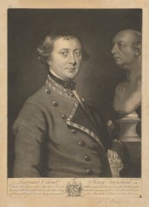 Oberstløytnant Henry Townshend av James McArdell