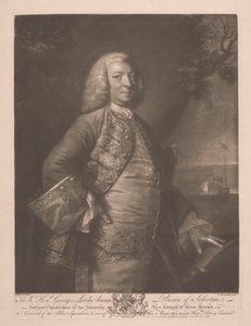Høyre ærede George Lord Anson av James McArdell