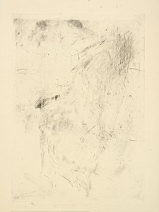 [76] Inntrykk fra kansellerte plater av Whistler - [Sittende figur?] av James Abbott McNeill Whistler