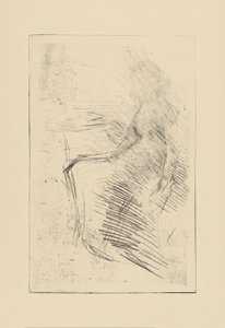 [76] Inntrykk fra kansellerte tallerkener av Whistler - The Desk. av James Abbott McNeill Whistler