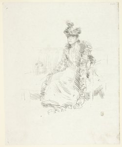 En dame som sitter av James Abbott McNeill Whistler