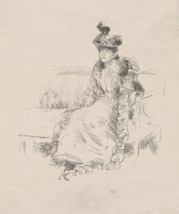 En dame som sitter av James Abbott McNeill Whistler