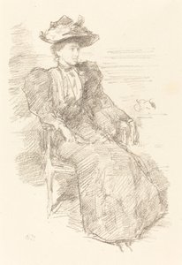 Et portrett: Mildred Howells av James Abbott McNeill Whistler