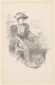 Et portrett: Mildred Howells av James Abbott McNeill Whistler