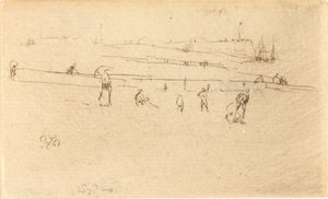 En skisse hos Dieppe av James Abbott McNeill Whistler