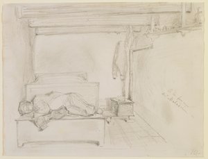 På gården i Maladrie av James Abbott McNeill Whistler