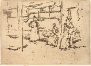 Etter salget, Hounsditch av James Abbott McNeill Whistler