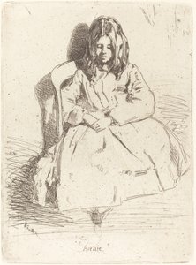 Annie Sittende av James Abbott McNeill Whistler