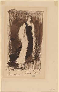 Arrangement i svart - nr.3 av James Abbott McNeill Whistler