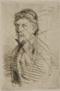 Auguste Delâtre, skriver av James Abbott McNeill Whistler