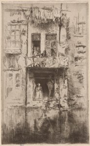 Balkong, Amsterdam av James Abbott McNeill Whistler