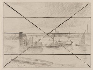 Battersea Dawn (Cadogan Pier) av James Abbott McNeill Whistler