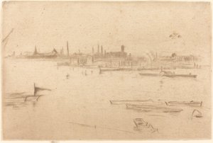 Battersea: Dawn av James Abbott McNeill Whistler
