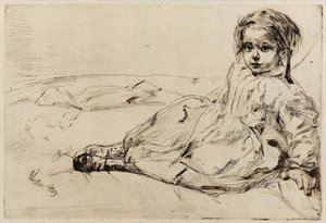 Bibi Valentin av James Abbott McNeill Whistler