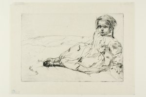 Bibi Valentin av James Abbott McNeill Whistler