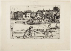 Den svarte løves kai av James McNeill Whistler