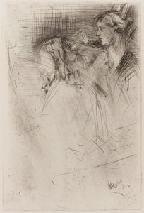 Børsting av håret av James Abbott McNeill Whistler