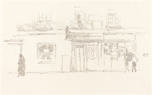 Chelsea butikker av James Abbott McNeill Whistler