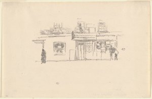 Chelsea butikker av James Abbott McNeill Whistler