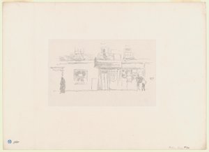 Chelsea butikker av James Abbott McNeill Whistler