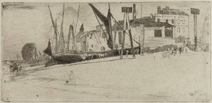 Chelsea Wharf av James Abbott McNeill Whistler