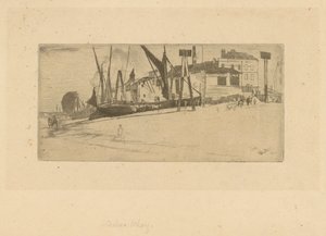 Chelsea Wharf av James Abbott McNeill Whistler