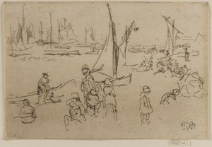 Barn, Portsmouth av James Abbott McNeill Whistler