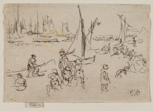 Barn, Portsmouth av James Abbott McNeill Whistler