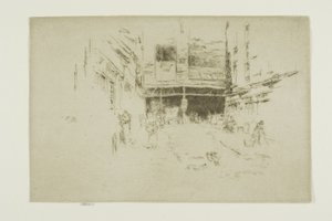 Klær-utveksling, Houndsditch, nr. 1 av James Abbott McNeill Whistler