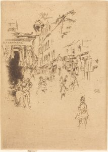 Cutler Street, Hounsditch av James Abbott McNeill Whistler