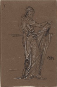 Drapert kvinnefigur av James Abbott McNeill Whistler
