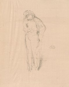 Drapert figur, stående av James Abbott McNeill Whistler
