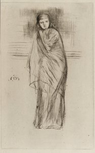 Drapert modell av James Abbott McNeill Whistler