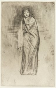 Drapert modell av James Abbott McNeill Whistler