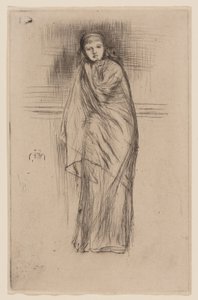 Drapert modell av James Abbott McNeill Whistler