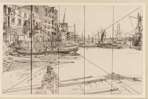 Eagle Wharf (Tyzac Whiteley og Co.) av James Abbott McNeill Whistler