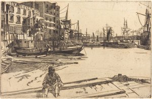 Eagle Wharf av James Abbott McNeill Whistler