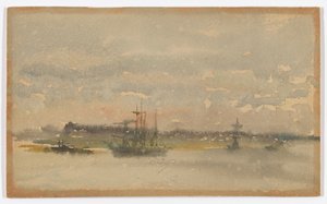 Erith–kveld av James Abbott McNeill Whistler