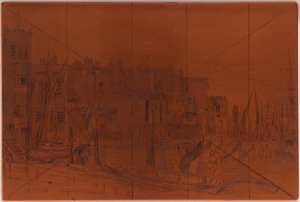 Etseplate: Thames Police av James Abbott McNeill Whistler