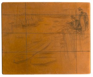 Etseplate: The Little Pool av James Abbott McNeill Whistler