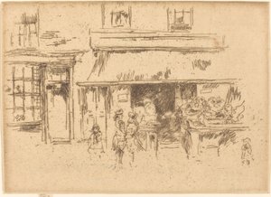 Exeter Street av James Abbott McNeill Whistler